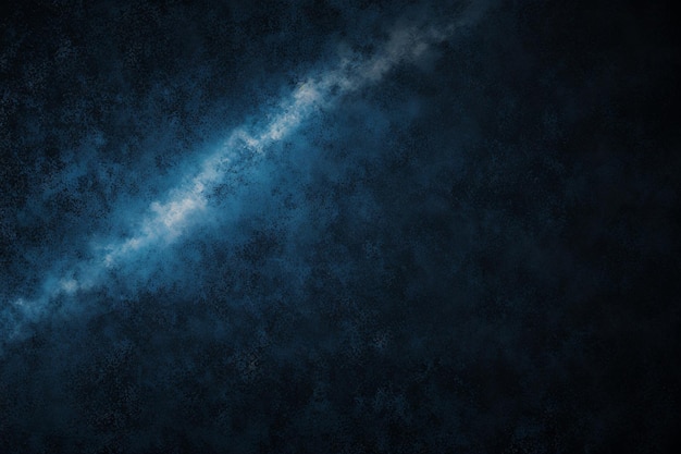 Una galaxia azul en un espacio oscuro