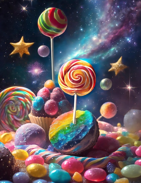 La galaxia de los caramelos