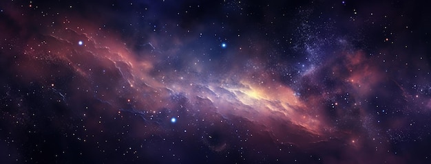 Foto galáxia com estrelas e poeira interestelar no universo
