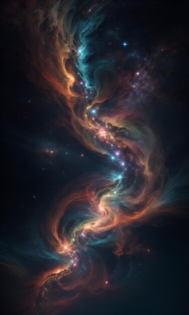 Foto galáxia cósmica