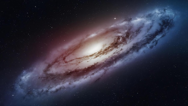 Foto galáxia em modo de desaparecimento perfeição de detalhes incrível