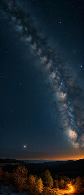 Foto la galaxia es una galaxia espiral ubicada en la constelación