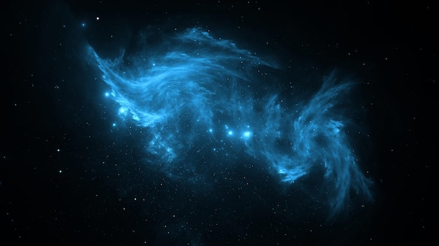 Galaxia Espacio fondo universo magia cielo nebulosa noche púrpura cosmos Galaxia cósmica fondo de pantalla azul estrellado color polvo de estrella Textura azul galaxia abstracta futuro infinito oscuro profundo luz 3d render