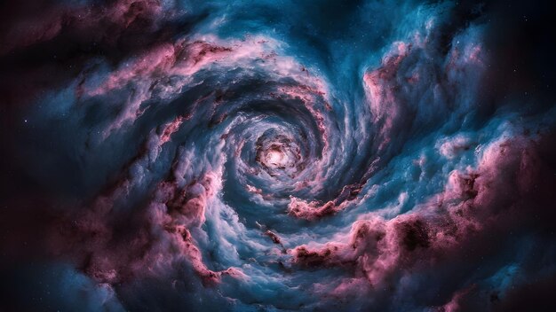 una galaxia espiral se muestra en esta imagen