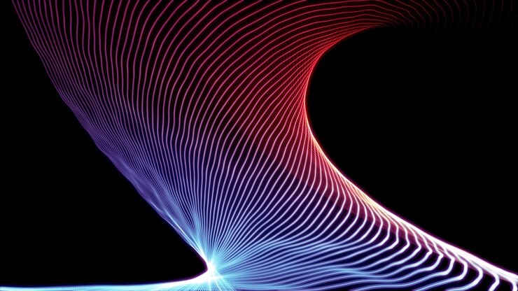 Foto galaxia espiral sobre fondo negro