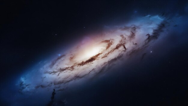 Galáxia fundo espaço universo céu mágico nebulosa noite cosmos roxo