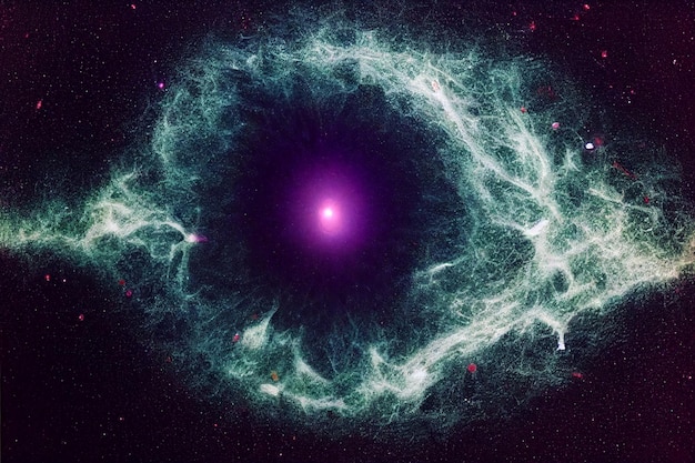 Una galaxia maravillosa en mi ojo