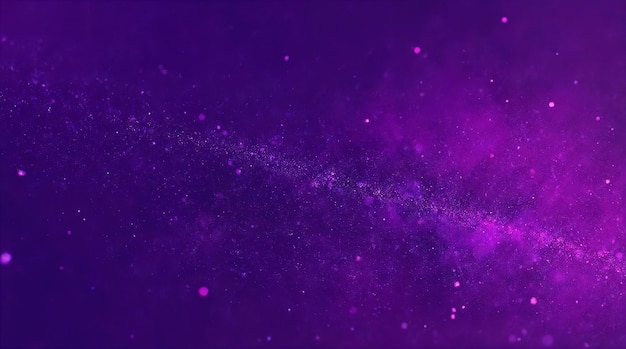 Galaxia púrpura con estrellas