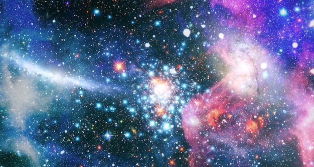 Galaxias en el espacio Espacio a muchos años luz de la Tierra Elementos de esta imagen proporcionados por la NASA