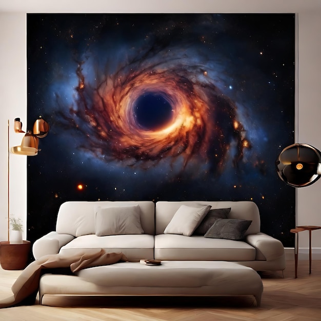 Galaxie Himmelskörper schwarzes Loch Hintergrund Tapete Sternenhimmel Raum