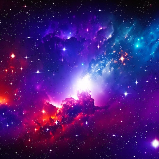 Galaxie im Weltraum Schönheit des bunten Hintergrunds des Universums