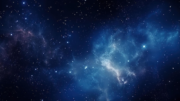 Galaxie mit Sternen und interstellarem Staub im Universum