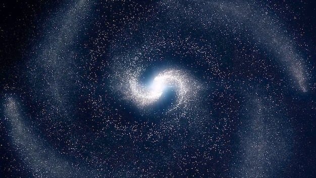 Galaxie schöne Spiralgalaxie irgendwo im Weltraum Spiralgalaxie