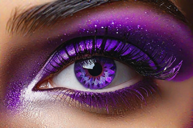 Galaxy-Augen-Make-up