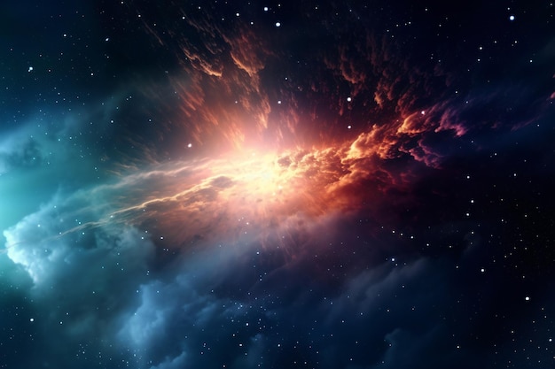 Galaxy Background Ai generativ