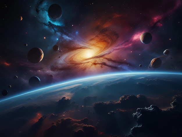 Foto galaxy-wallpaper aus dem weltraum