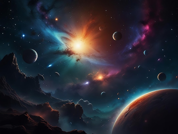 Galaxy-Wallpaper aus dem Weltraum