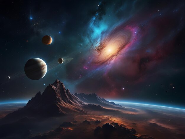 Foto galaxy-wallpaper aus dem weltraum