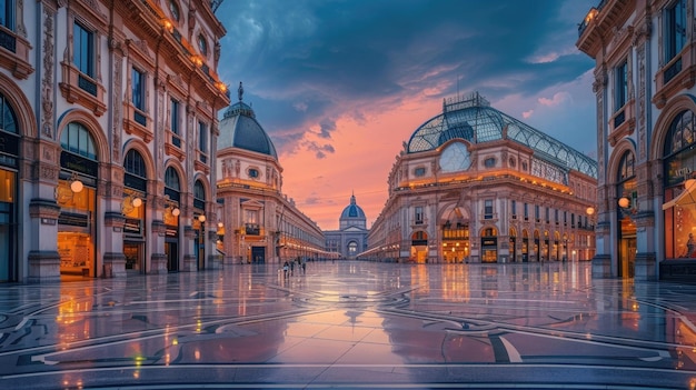 Foto galeria de milão vittorio emanuele ii