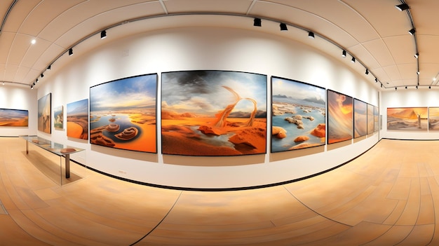Foto galería panorámica de 360 grados