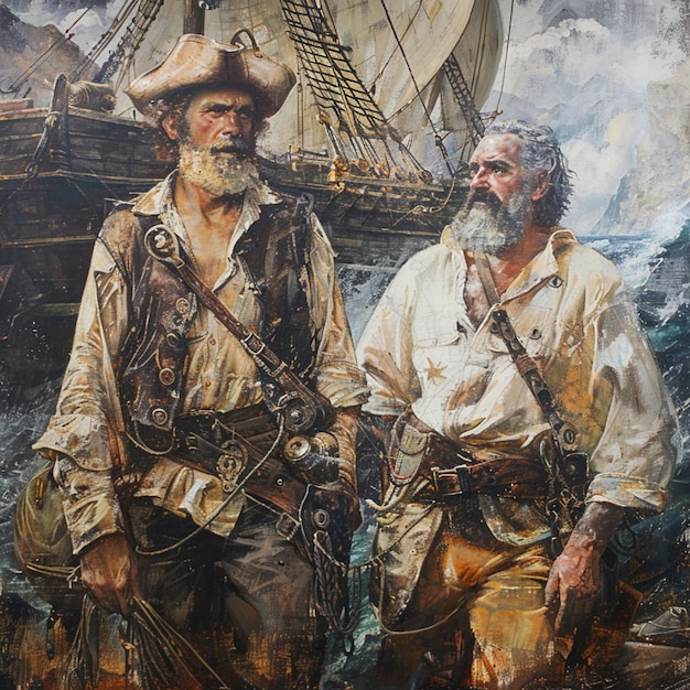 Una galería que muestra a exploradores famosos y sus viajes