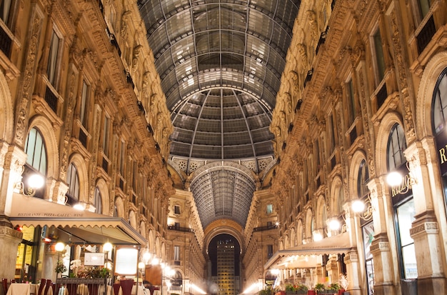 Galeria Vittorio Emanuele II em Milão, Itália