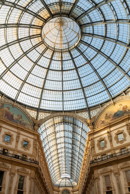 Galerías Vittorio Emanuele en Milán, Italia.