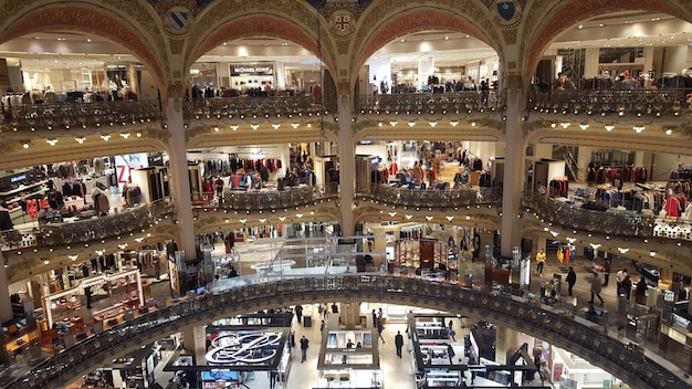 Galeries Lafayette en París, Francia