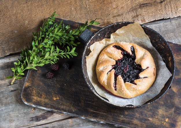 Galette mit Beeren