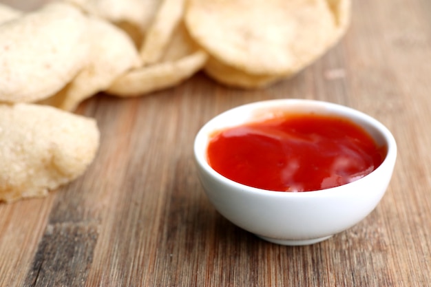 Galleta de arroz crujiente tailandesa