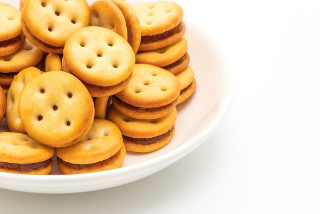 Galleta De Coco Con Mermelada De Piña