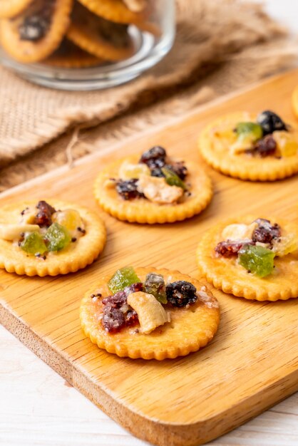 galleta de galleta con frutos secos