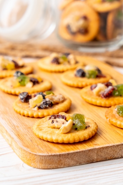 galleta de galleta con frutos secos