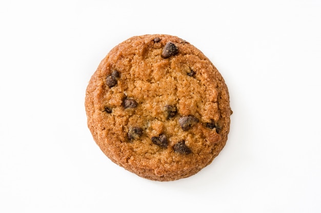 Foto galleta de mantequilla con chispas de chocolate