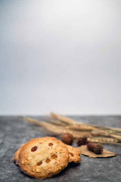 galleta en la mesa