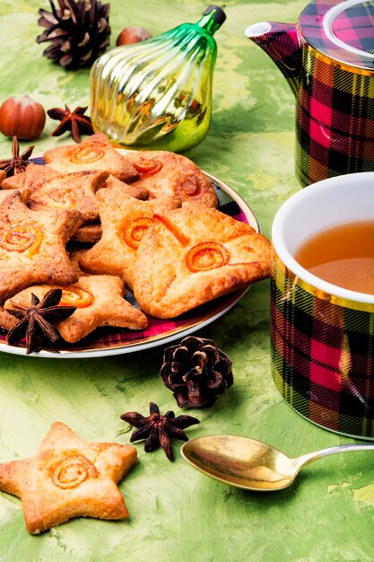 Galleta de Navidad en retro