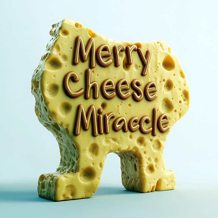 Foto una galleta que tiene una imagen de feliz navidad en él