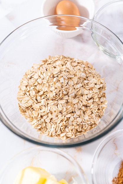 Galletas de avena con manzana