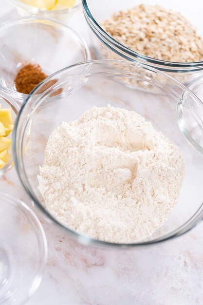 Galletas de avena con manzana