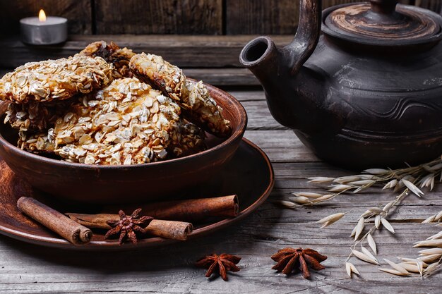 Galletas de avena de otoño