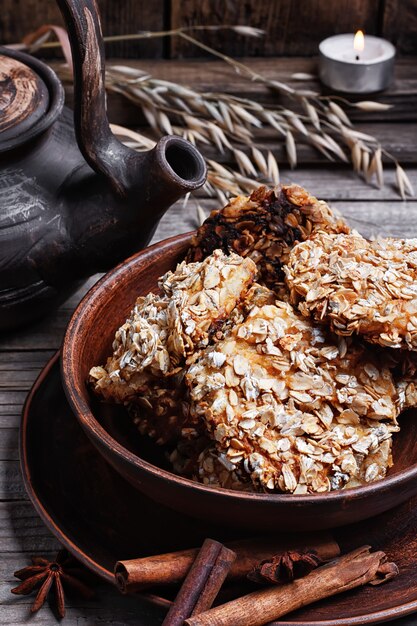 Galletas de avena de otoño