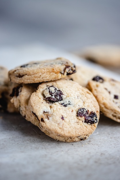 Galletas de avena y pasas.