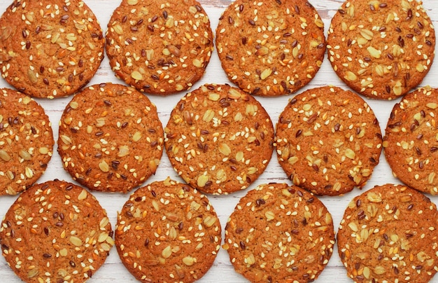 galletas de avena veganas