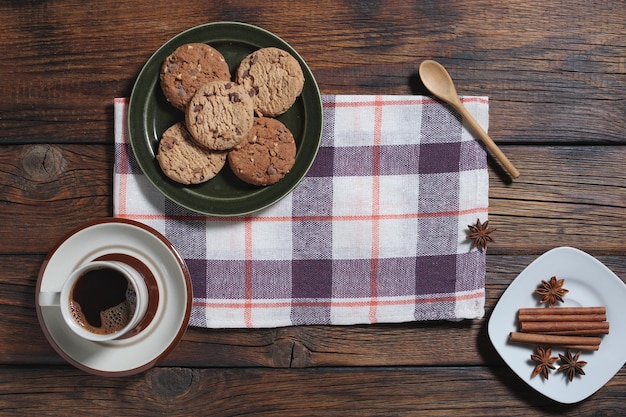 Galletas cafe y especias