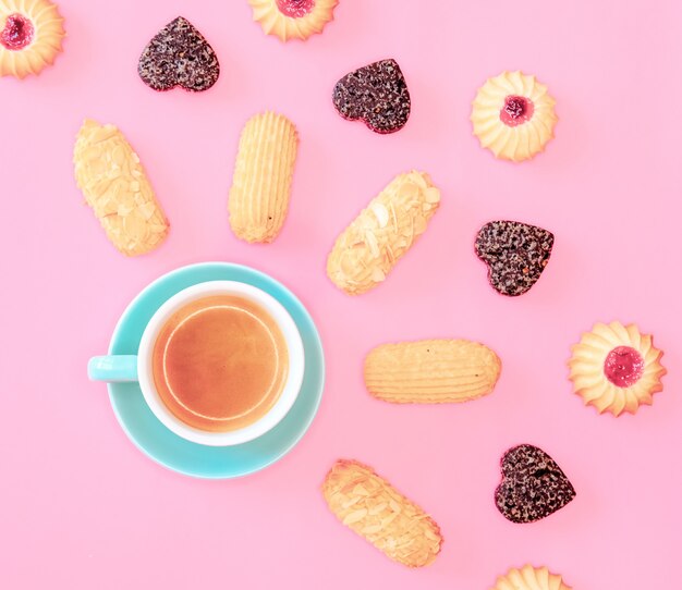 Galletas y café