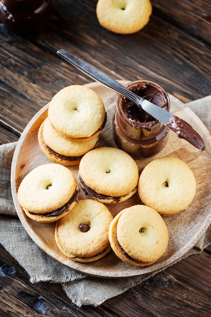 Galletas caseras con chocolate