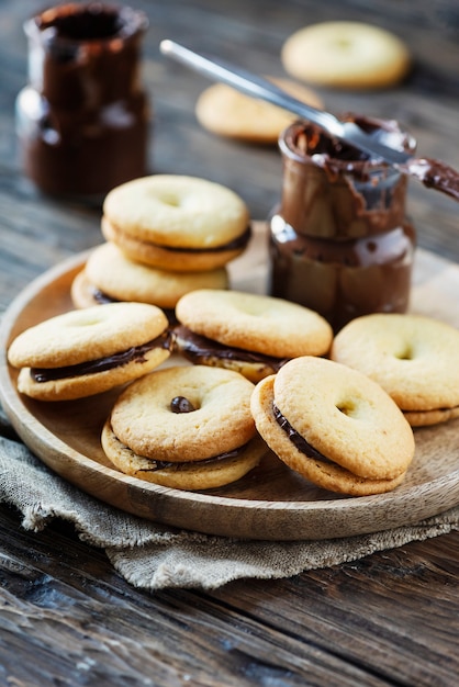 Galletas caseras con chocolate