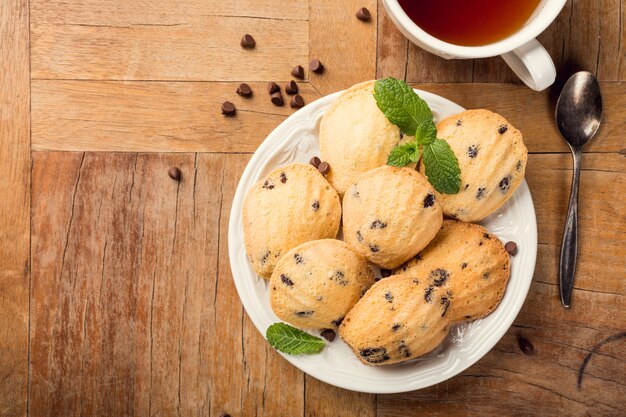 Galletas caseras Madeleine