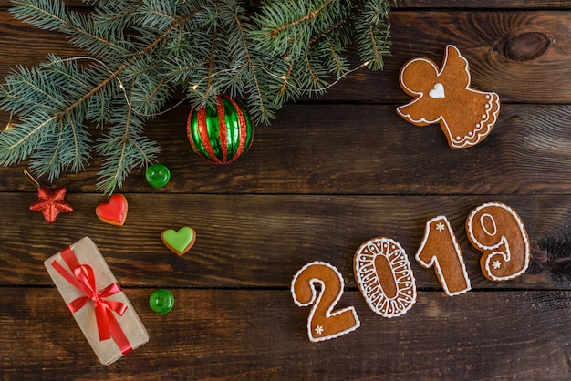 Galletas caseras navideñas de jengibre