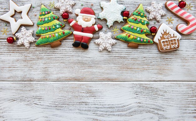 Galletas caseras navideñas de jengibre